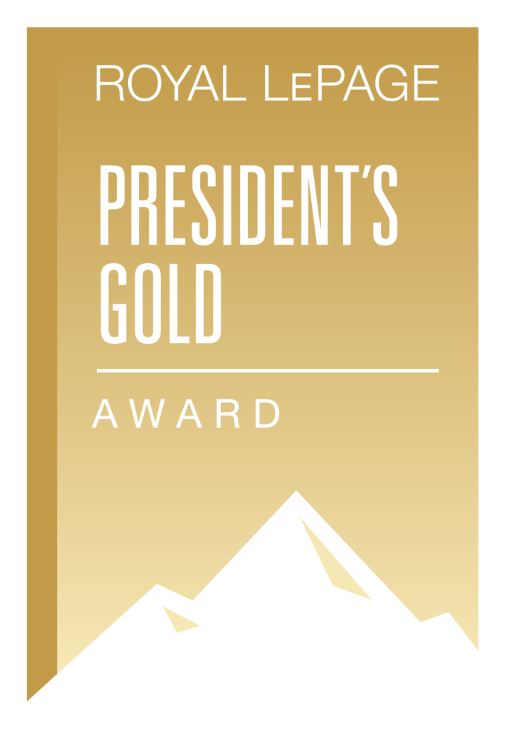 Royal Lepage President's gold award